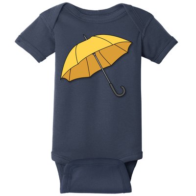 Yellow Umbrella Baby Bodysuit