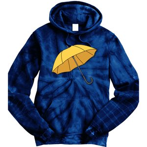 Yellow Umbrella Tie Dye Hoodie