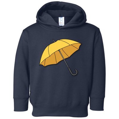 Yellow Umbrella Toddler Hoodie