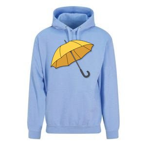 Yellow Umbrella Unisex Surf Hoodie