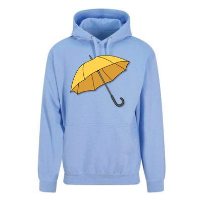 Yellow Umbrella Unisex Surf Hoodie