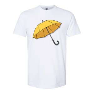 Yellow Umbrella Softstyle CVC T-Shirt