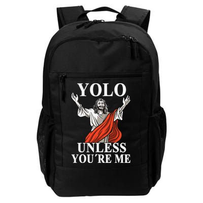 YOLO Unless You Are Me Funny Easter Jesus Backpack