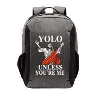 YOLO Unless You Are Me Funny Easter Jesus Vector Backpack