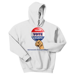 Your Vote Counts Kids Hoodie