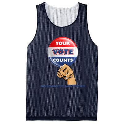 Your Vote Counts Mesh Reversible Basketball Jersey Tank