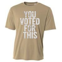 You Voted For This Bad Economy Increased Inflation Taxes Cooling Performance Crew T-Shirt