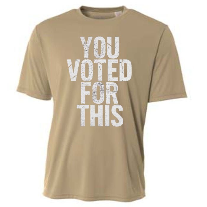 You Voted For This Bad Economy Increased Inflation Taxes Cooling Performance Crew T-Shirt