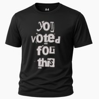 You Voted For This Political Satire Cooling Performance Crew T-Shirt
