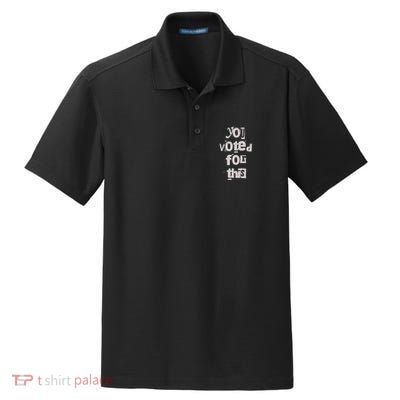 You Voted For This Political Satire Dry Zone Grid Polo