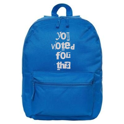 You Voted For This Political Satire 16 in Basic Backpack