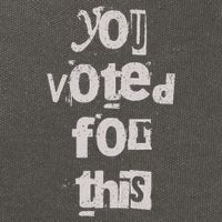 You Voted For This Political Satire Cotton Canvas Backpack