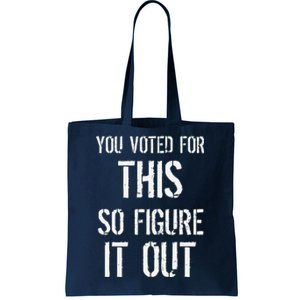 You Voted For This Bad Economy Increased Inflation Taxes Tote Bag