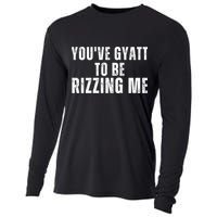 You Ve Gyatt To Be Rizzing Me Cooling Performance Long Sleeve Crew