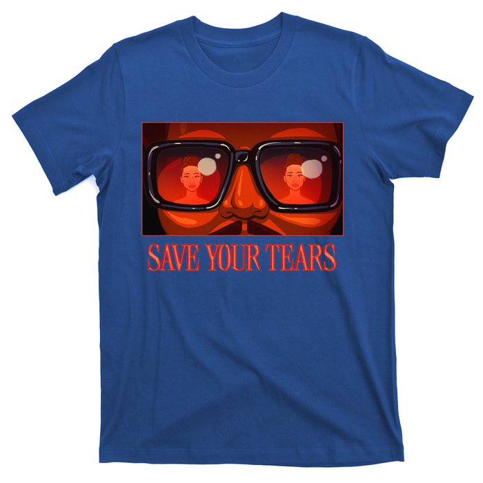 Your Vintage Gift Save Music Retro Tears Style T-Shirt