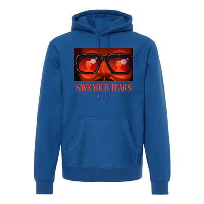 Your Vintage Gift Save Music Retro Tears Style Premium Hoodie