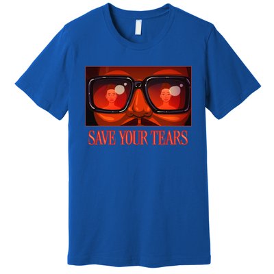 Your Vintage Gift Save Music Retro Tears Style Premium T-Shirt