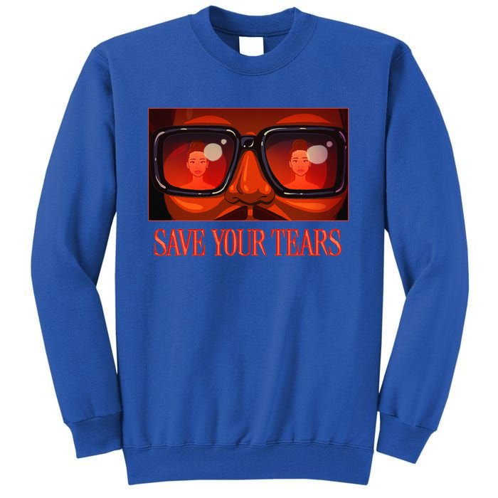 Your Vintage Gift Save Music Retro Tears Style Tall Sweatshirt