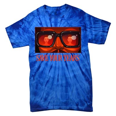 Your Vintage Gift Save Music Retro Tears Style Tie-Dye T-Shirt