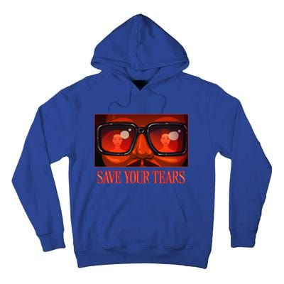 Your Vintage Gift Save Music Retro Tears Style Tall Hoodie