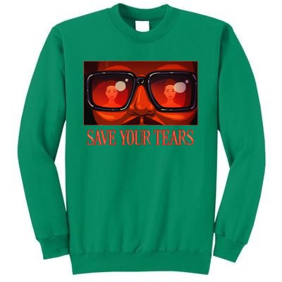 Your Vintage Gift Save Music Retro Tears Style Sweatshirt