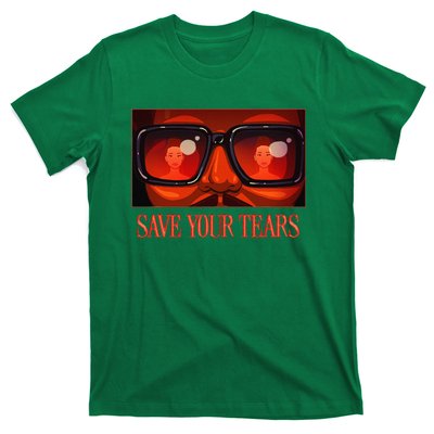 Your Vintage Gift Save Music Retro Tears Style T-Shirt