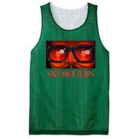 Your Vintage Gift Save Music Retro Tears Style Mesh Reversible Basketball Jersey Tank