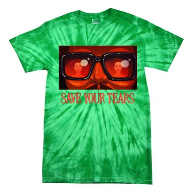 Your Vintage Gift Save Music Retro Tears Style Tie-Dye T-Shirt