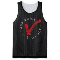 Your Voice Is Your Voice! Vote For Democracy Mesh Reversible Basketball Jersey Tank