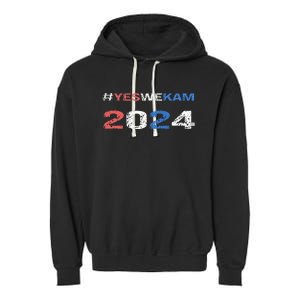 Yeswekam Vote Kamala Harris To Save Our Democracy Garment-Dyed Fleece Hoodie