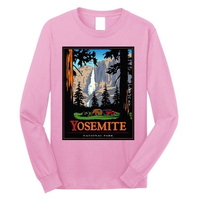 Yosemite Vintage National Park Long Sleeve Shirt