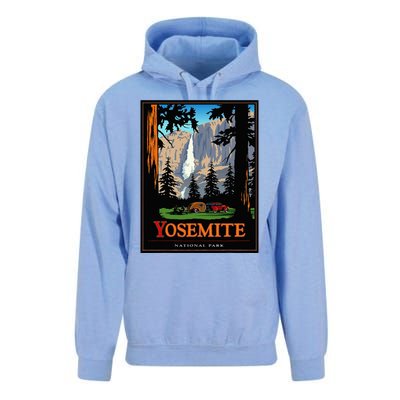 Yosemite Vintage National Park Unisex Surf Hoodie