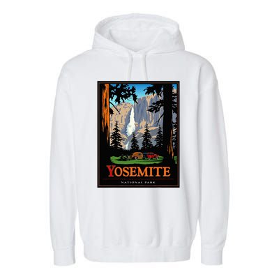 Yosemite Vintage National Park Garment-Dyed Fleece Hoodie