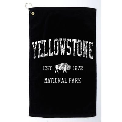 Yellowstone Vintage National Park Sports Golf Towel