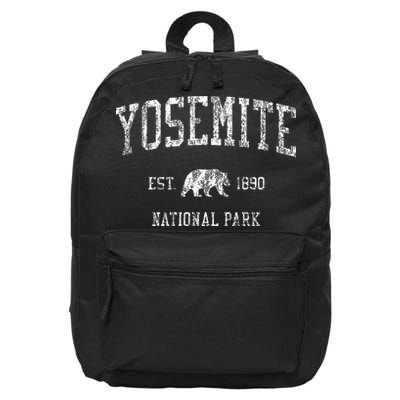 Yosemite Vintage National Park Sports 16 in Basic Backpack