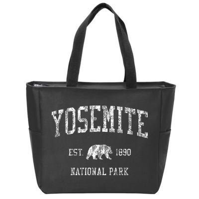Yosemite Vintage National Park Sports Zip Tote Bag