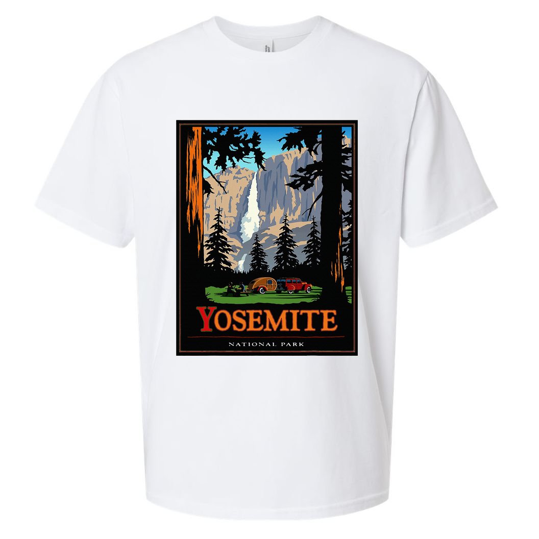 Yosemite Vintage National Park Sueded Cloud Jersey T-Shirt