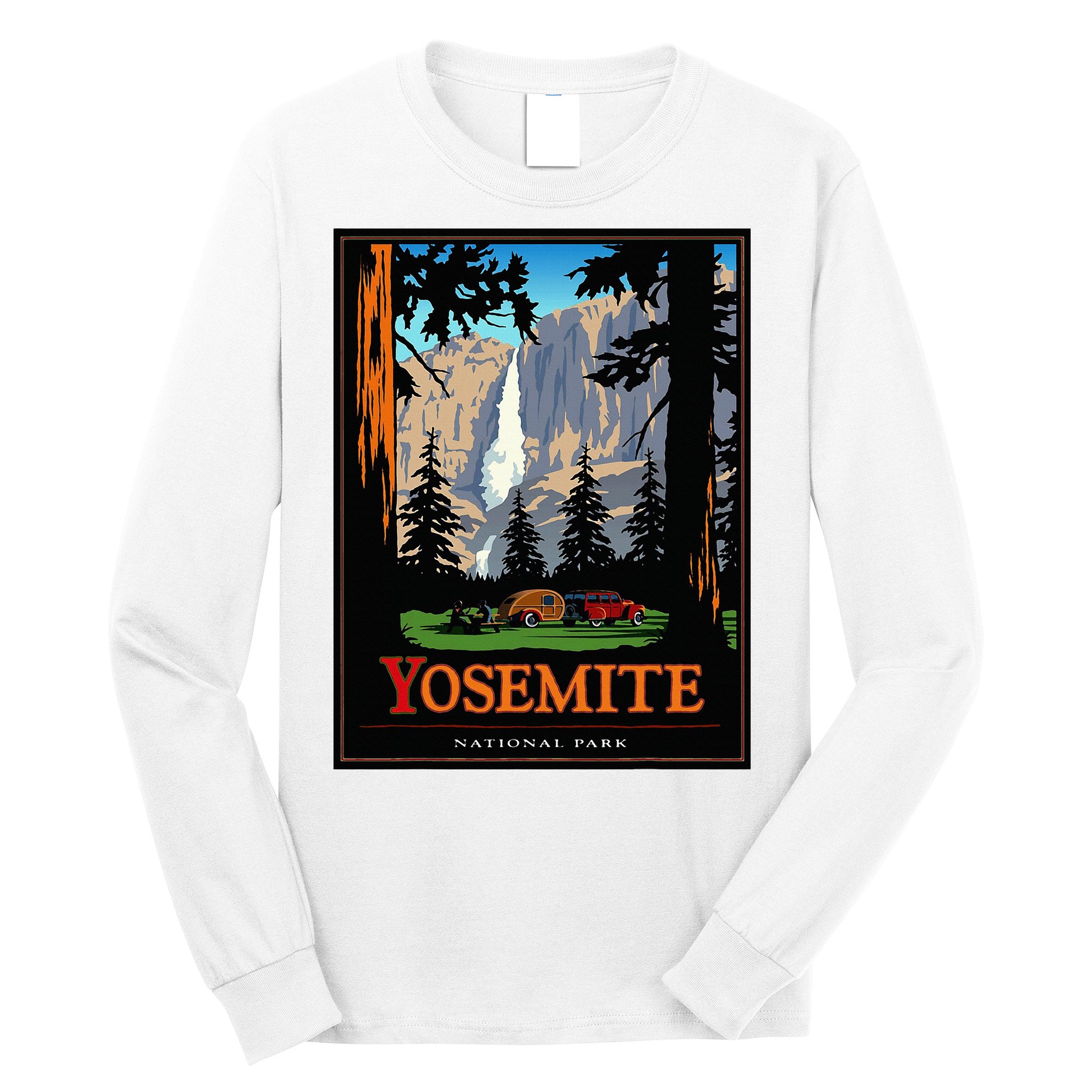 Yosemite Vintage National Park Long Sleeve Shirt