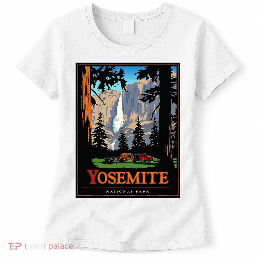 Yosemite Vintage National Park Womens T-Shirt