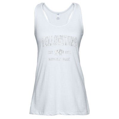 Yellowstone Vintage National Park Sports Design Ladies Essential Flowy Tank