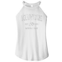 Yellowstone Vintage National Park Sports Design Women’s Perfect Tri Rocker Tank