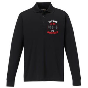 You Wink At Me ILl Wenkebach For Doctors And Nurses Gift Performance Long Sleeve Polo