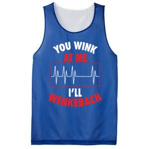 You Wink At Me ILl Wenkebach For Doctors And Nurses Gift Mesh Reversible Basketball Jersey Tank