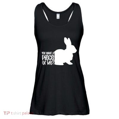 You Want A Piece Of Me Ladies Essential Flowy Tank
