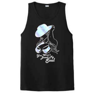 You Wont Break My Soul Funny Cow Girl Quote Music PosiCharge Competitor Tank