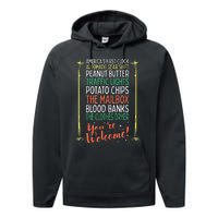 You're Welcome Black History Month Pride African Inventors Performance Fleece Hoodie