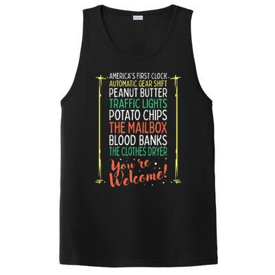 You're Welcome Black History Month Pride African Inventors PosiCharge Competitor Tank