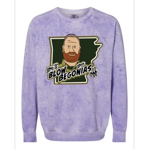 You Will Blow Your Begonias Off Colorblast Crewneck Sweatshirt