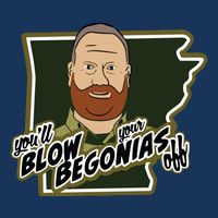 You Will Blow Your Begonias Off 7 Panel Mesh Trucker Snapback Hat