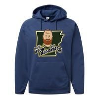 You Will Blow Your Begonias Off Performance Fleece Hoodie